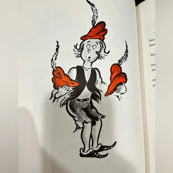 VINTAGE RARE COPY of DR. SUESS’S ‘THE 500 HATS of BARTHOLOMEW CUBBINS’ BOOK
